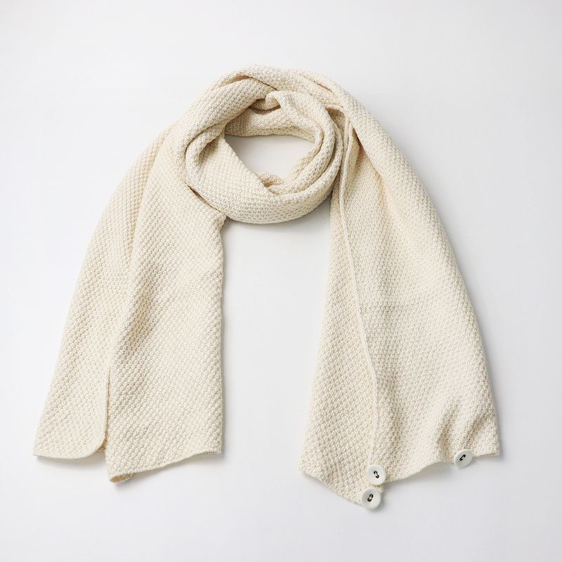 エヴァムエヴァ evam eva organic cotton stole オーガニック