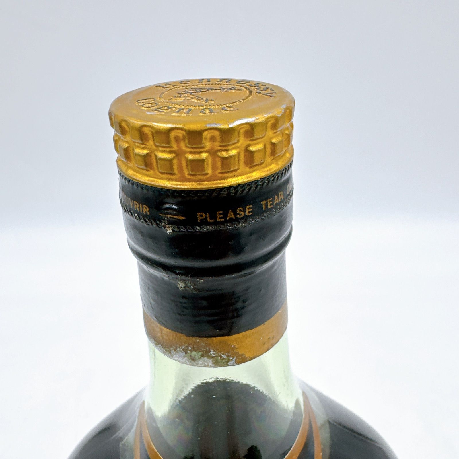 未開栓】Hennessy X.O 金キャップ グリーンボトル コニャック