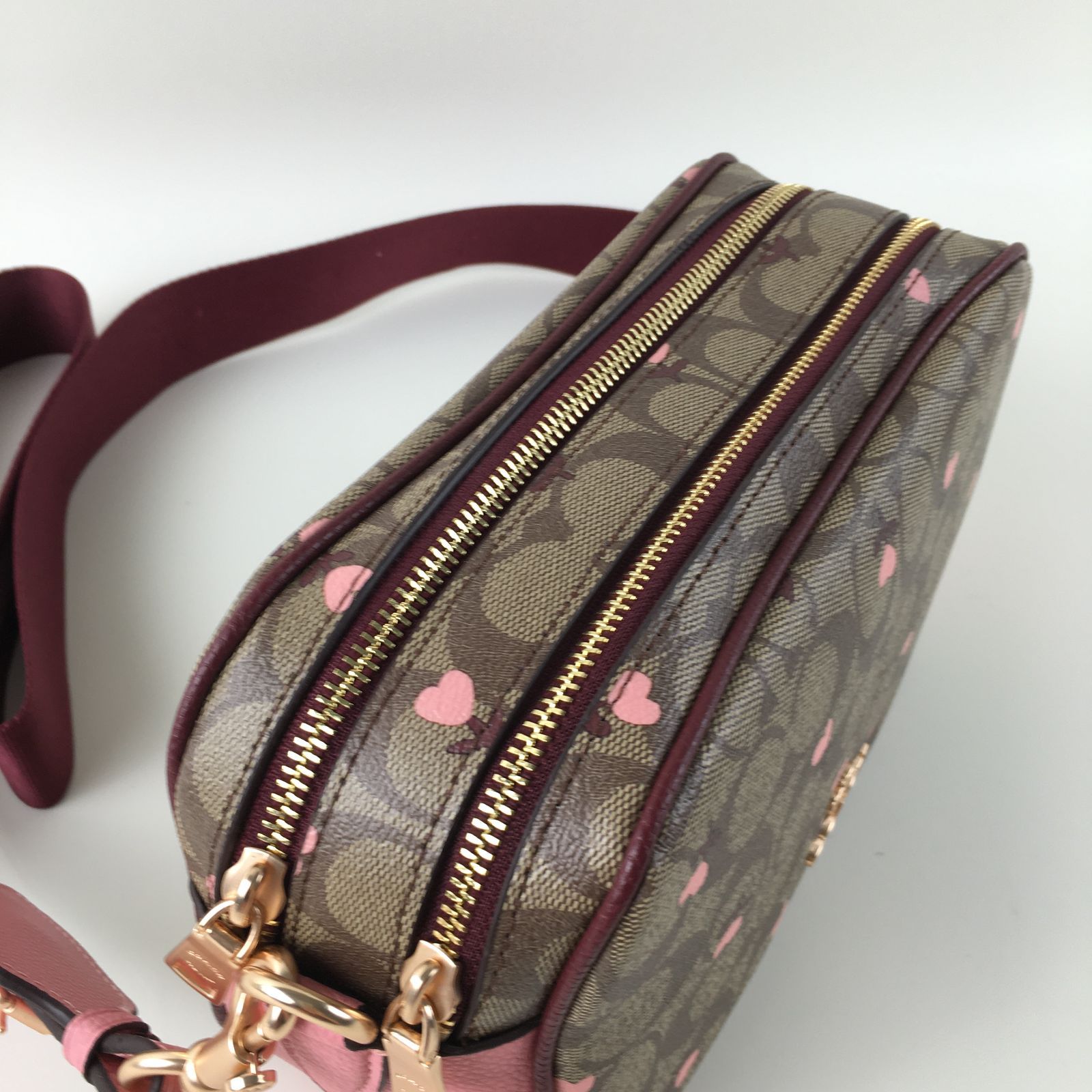 新品 COACH コーチ バッグ 3239 花柄 ショルダーバッグ 2WAYバッグ  