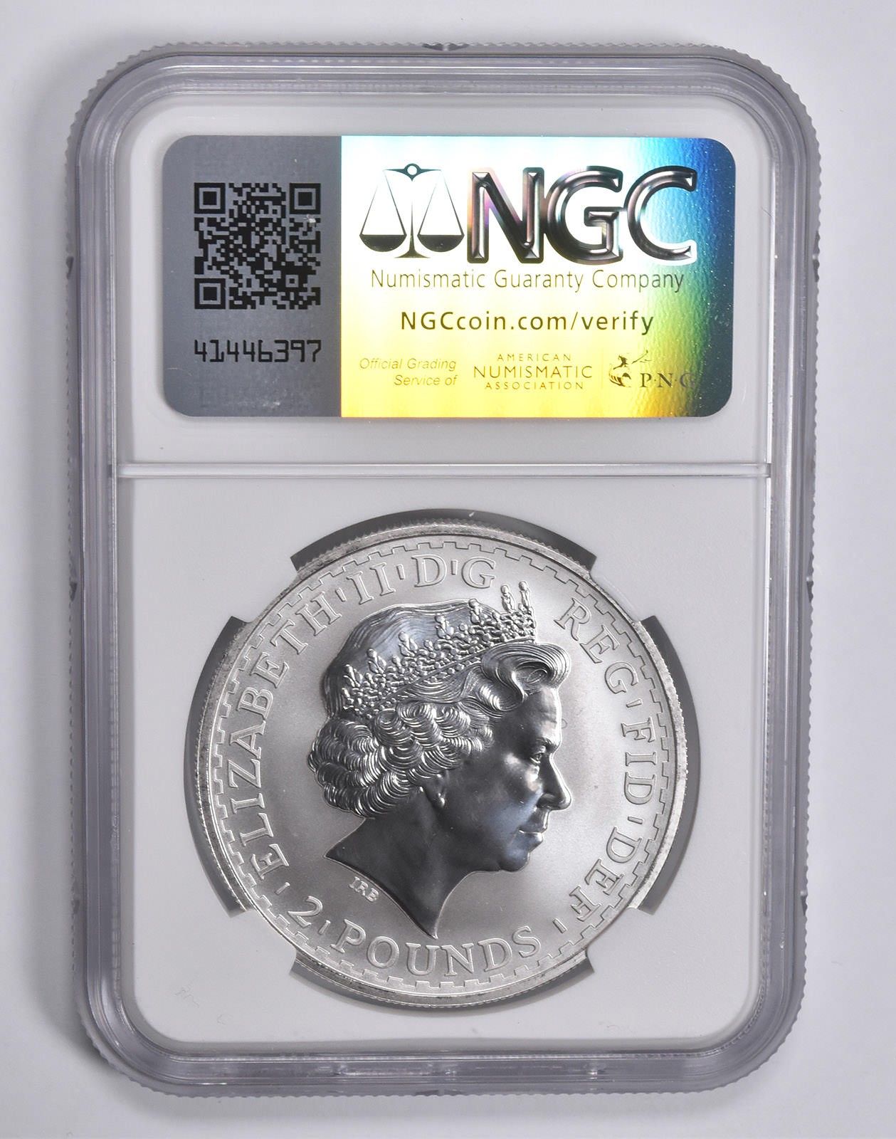 【希少】 1998年ブリタニア 2ポンド銀貨 The  Mint MS70 1998年 イギリス 2ポンド銀貨 ブリタニア NGC - メルカリ