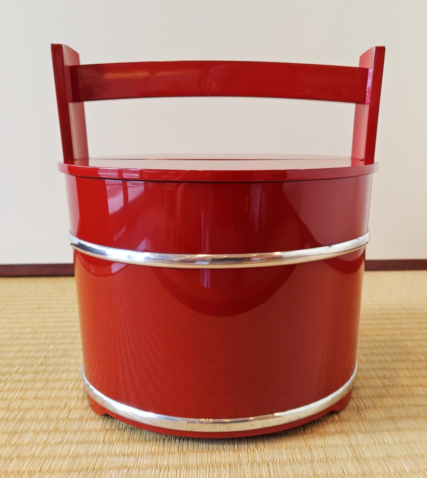 逢絢亭】茶道具 水指 美濃焼 織部 弥七田写 耳付 林英仁 共箱入り