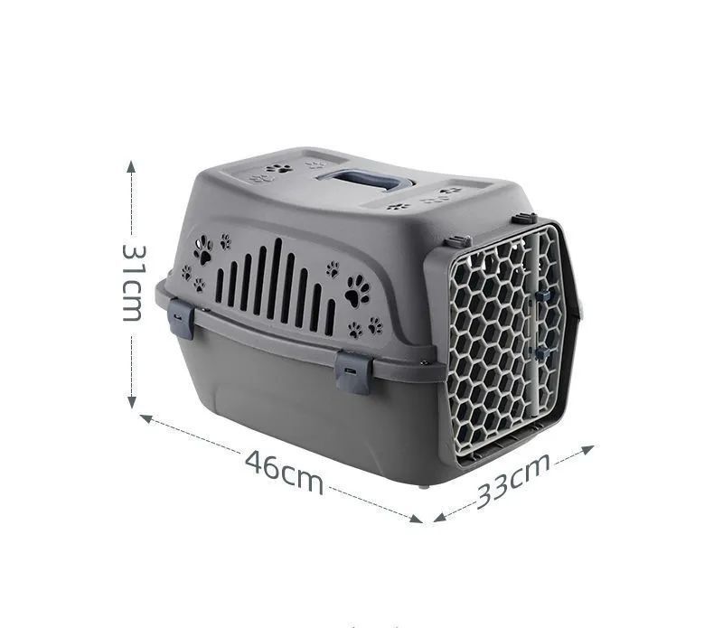 ペットキャリーペットキャリーペット用犬用猫用コンテナキャリーバッグハードキャリーキャリーケースプラスチック防災避難ペット用
