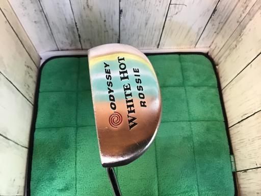 オデッセイ WHITE HOT ROSSIE 34インチ レフティ パター PT スチール フレックスその他 メンズ 男性用 左利き レフティ 左用 Dランク ゴルフクラブ