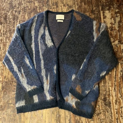 YOKE | ROTHKO JACQUARD CARDIGAN(GREEN) | ロスコジャガード