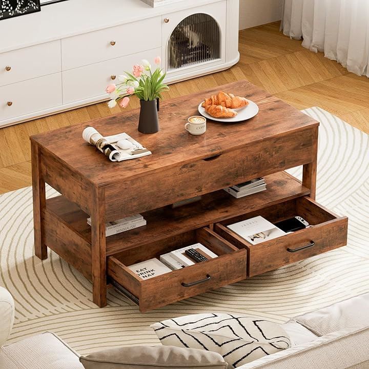 昇降式ローテーブル 木製 コーヒーテーブル 引き出し付き在宅勤務 一人暮らし 楽天市場】ローテーブル 昇降式 木製 コーヒーテーブル 引き出し