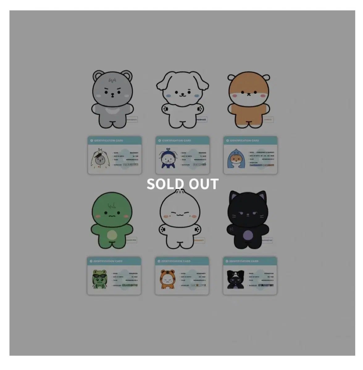 MONSTA X ヒョンウォン ミニミニ ぬいぐるみ CHAEBOOGI