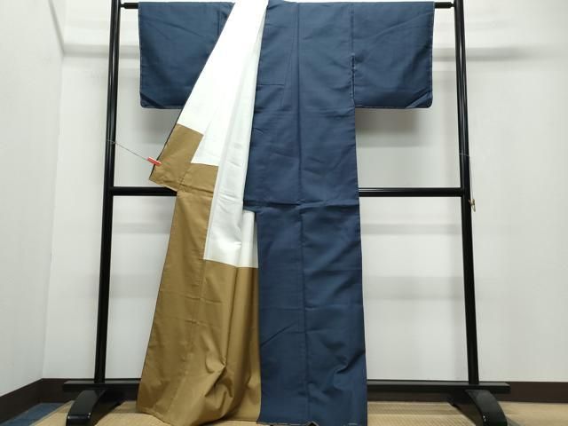 平和屋着物●上質な紬　アンサンブル　120亀甲　正絹　逸品　CAAW3743vf 平和屋着物○上質な紬 アンサンブル 120亀甲 正絹 逸品 CAAW3743vf