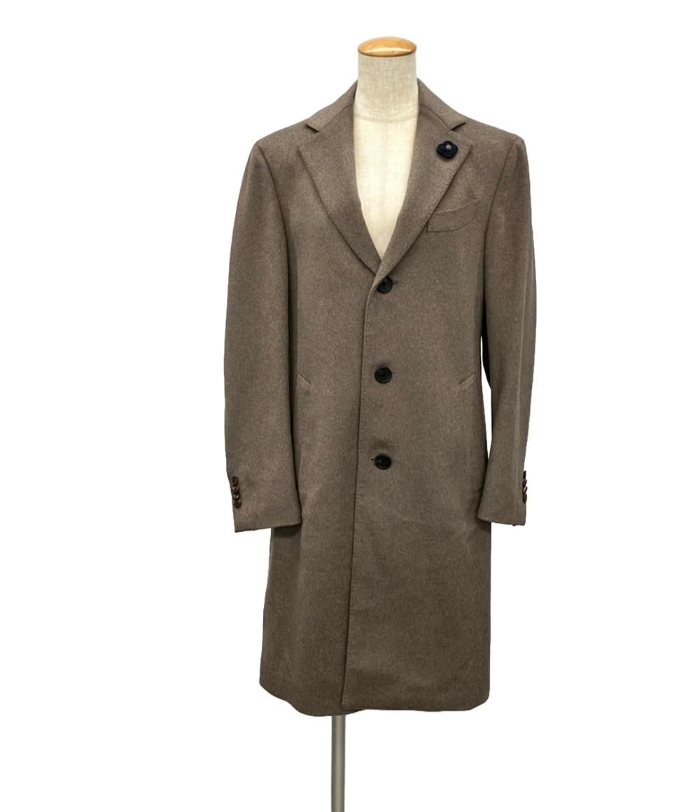ラルディーニ ダブル チェスターコート ブラウン Mサイズ LARDINI