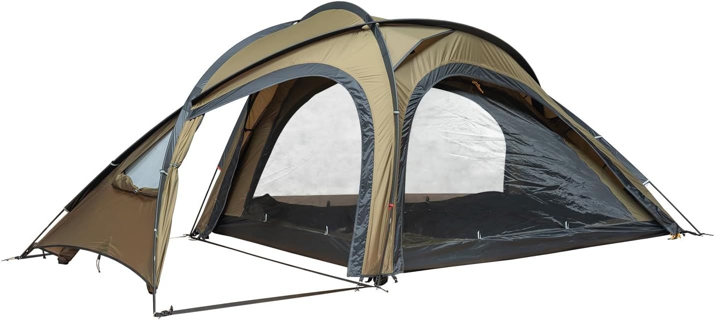 LEO 20D ドーム型テント LEO 2 20D キャンプ用テント|煙突ガード付き自立式テント|1-2人用 POMOLY