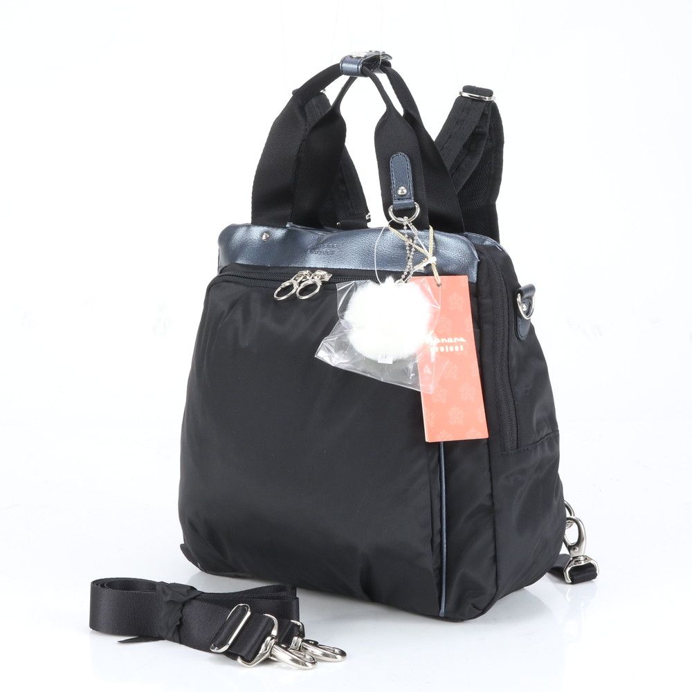 カナナ】3wayバック 8月末まで☆カナナプロジェクト 黒キャリーバッグ