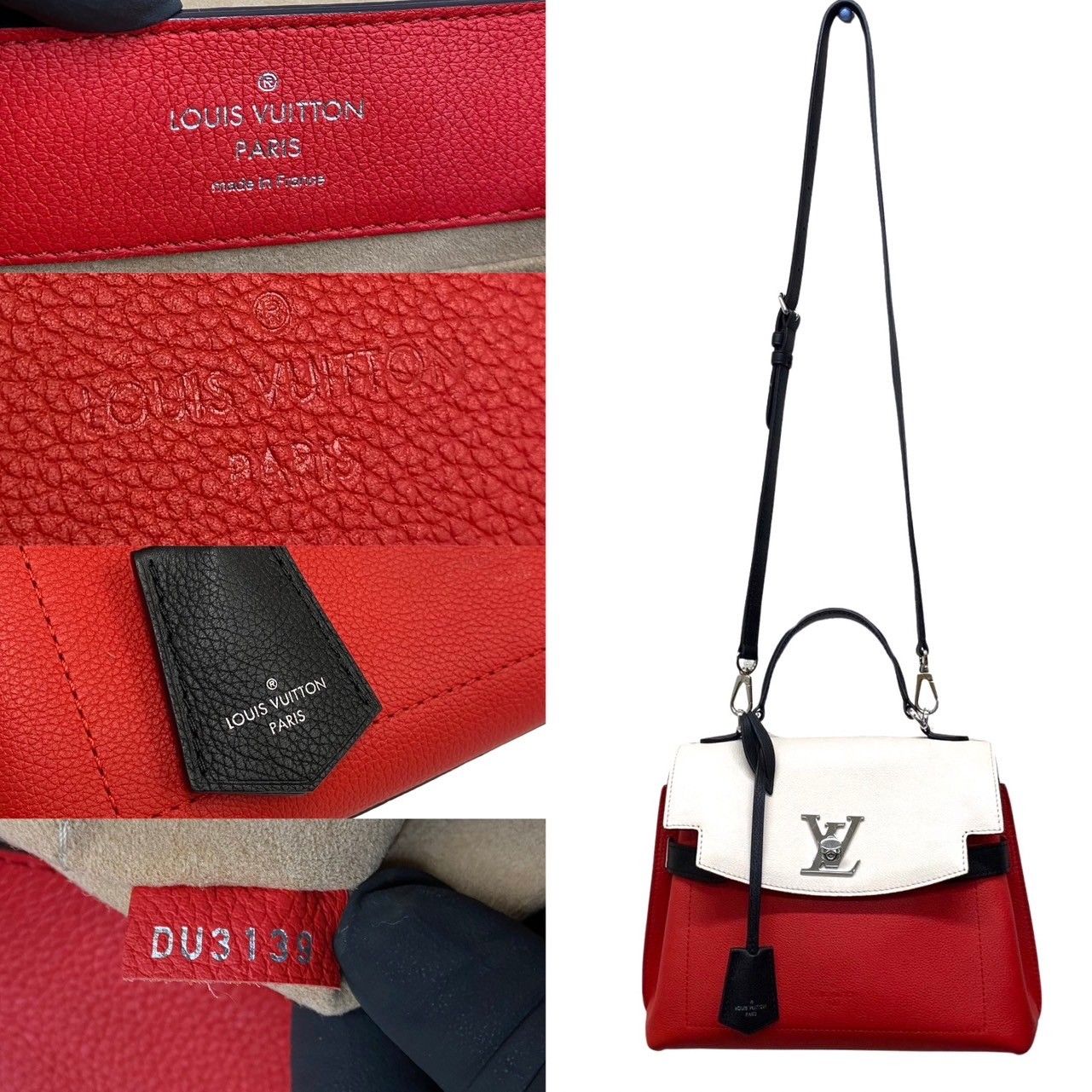 極 美品 LOUIS VUITTON ルイヴィトン ロックミー エヴァー BB レザー 