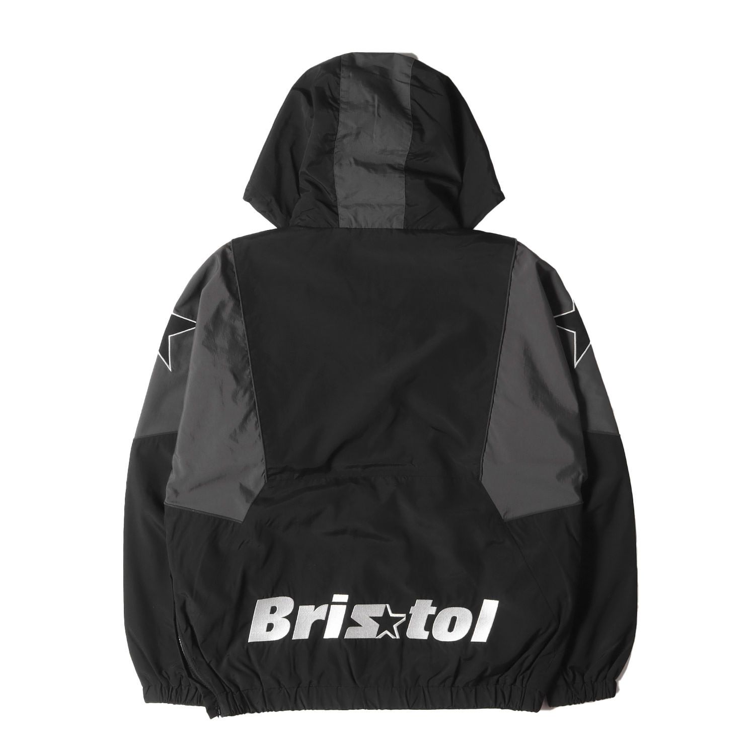 F.C.Real Bristol エフシーレアルブリストル ジャケット サイズ:M STARTER BLACK LABEL アノラック ジャケット  ANORAK JACKET ブラック 黒 アウター ブルゾン パーカー【メンズ】 - メルカリ