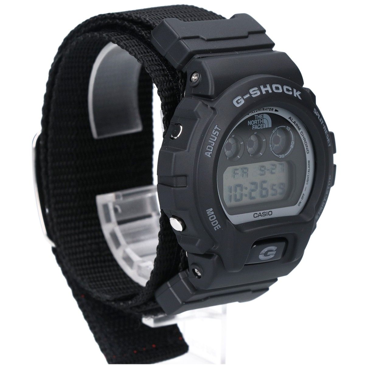 G-SHOCK ジーショック SupremeシュプリームｘTHE NORTH FACEノースフェイス【美品】DW-6900NS-1CR 限定トリプルコラボモデル デジタル