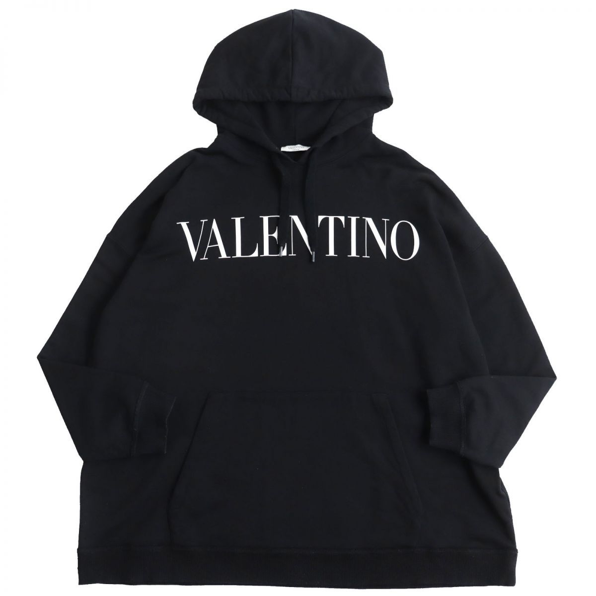 美品○VALENTINO ヴァレンティノ WV0MF20I7U8 ロゴプリント オーバー