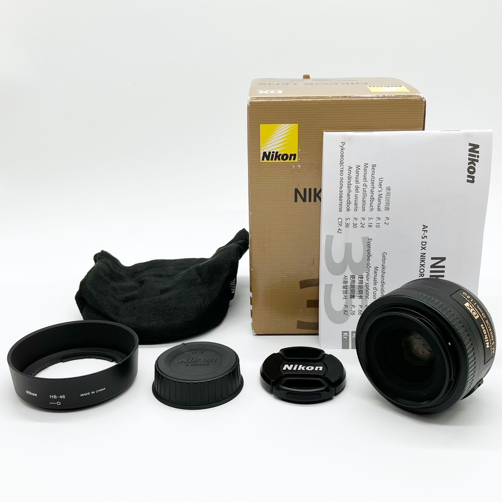 □元箱付きのほぼ新品□ Nikon ニコン 単焦点レンズ AF-S DX NIKKOR 35mm f/1.8G ニコンDXフォーマット専用 - メルカリ