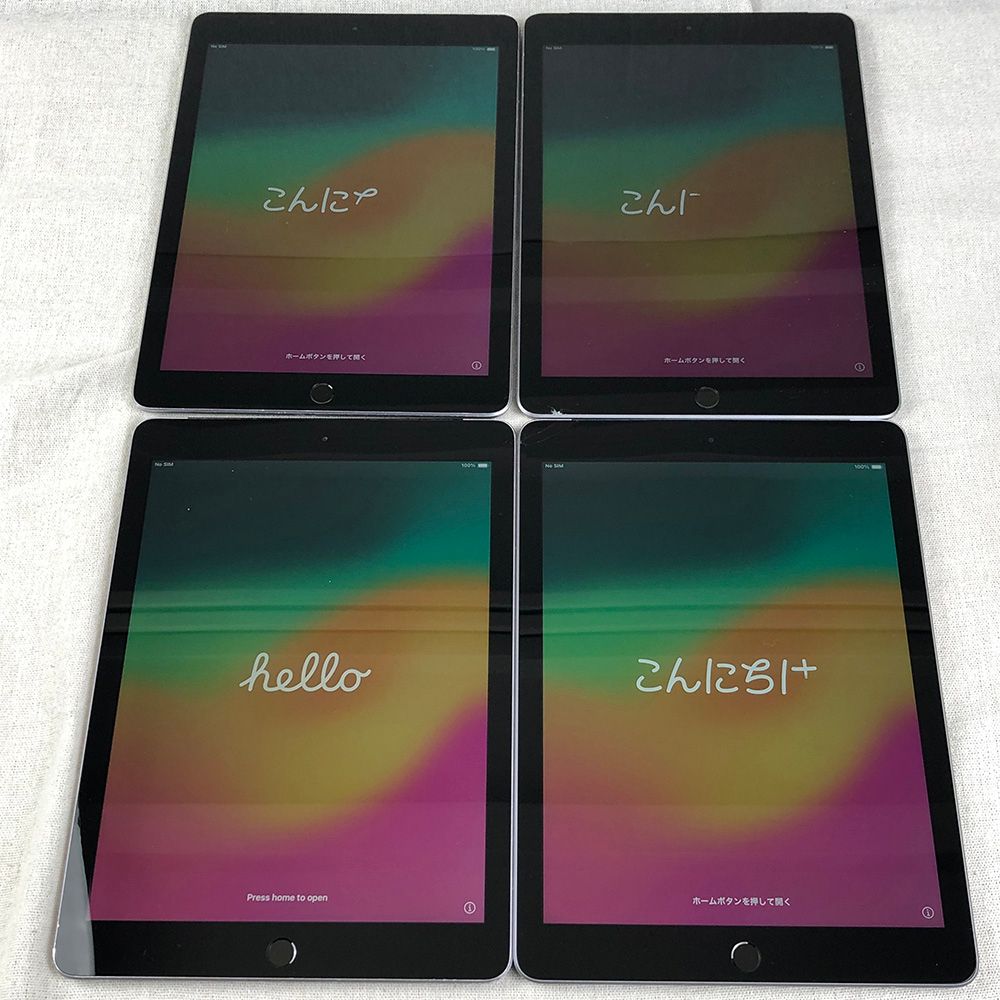ジャンク品・本体のみ【4点セット】Apple iPad 第6世代 Wi-Fi+Cellular 128GB（A1954）【割れ・不具合あり 他】/TL-JUNK-250734