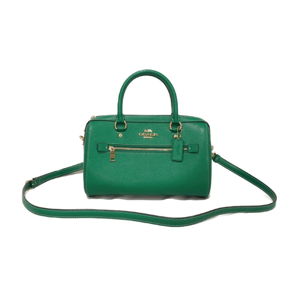 COACH コーチ ローアン サッチェル クロス グレイン カーフ 2WAY