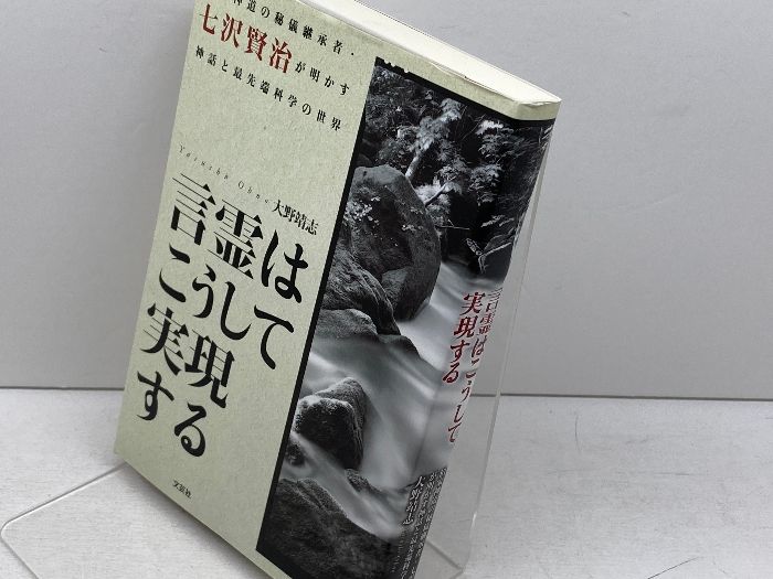 言霊はこうして実現する 伯家神道の秘儀継承者・七沢賢治が明かす神話と最先端科学の世界 文芸社 大野靖志 - メルカリ