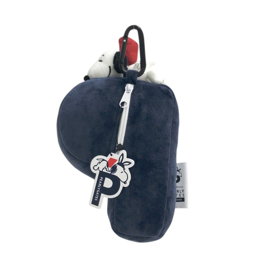 PEARLY GATES パーリーゲイツ ボールポーチ スヌーピー ネイビー系 240101531378 ゴルフウェア ストスト