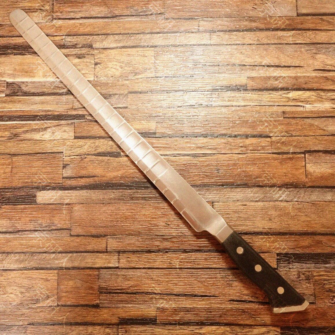 グレステン サーモンスライサー 研ぎ済 左利き用 カステラ包丁 Gタイプ 直刃 345mm