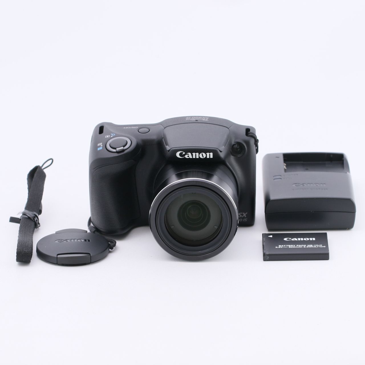 Canon キヤノン PowerShot SX400IS ブラック (BK) 光学30倍ズーム - メルカリ