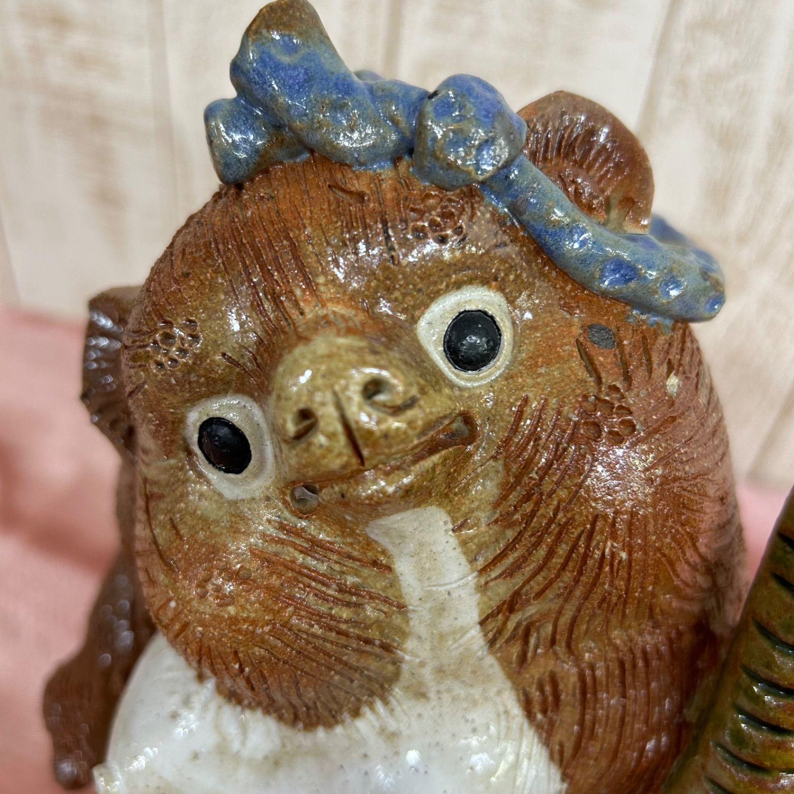 希少激レア】狸庵作 信楽焼 狸 たぬき 置物 縁起物 骨董 タヌキ - メルカリ