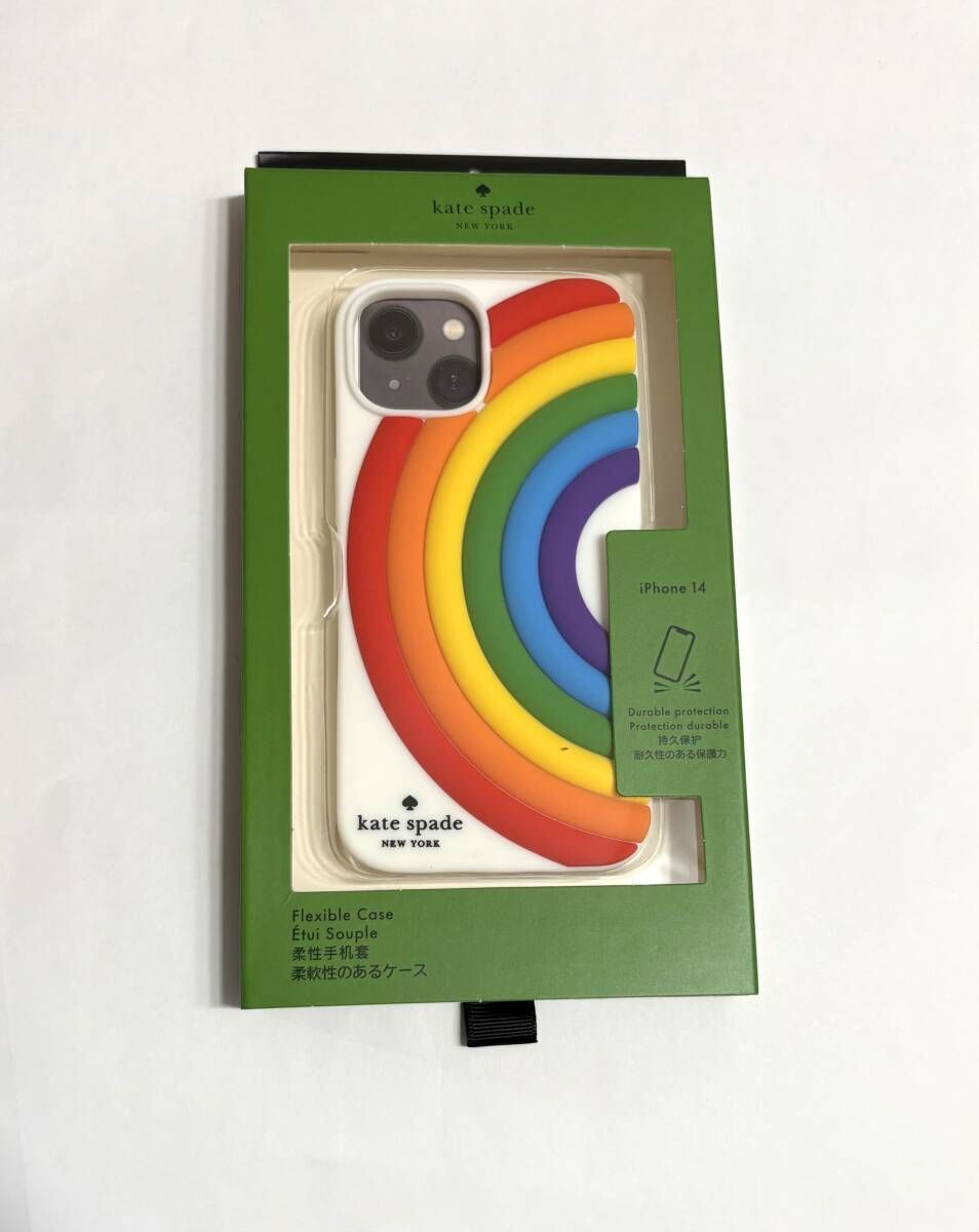 Kate Spade All Love Rainbow iPhone 14 Pro Max Case KB626 【 Kate Spade 】 iPhone14 ケース レインボー