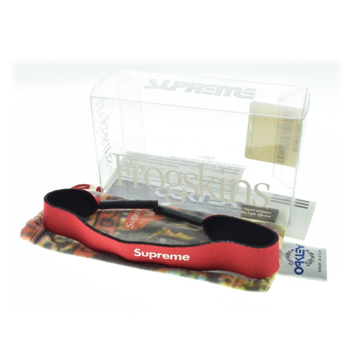 SUPREME×OAKLEY】FROGSKINS フロッグスキンサングラス - メルカリ
