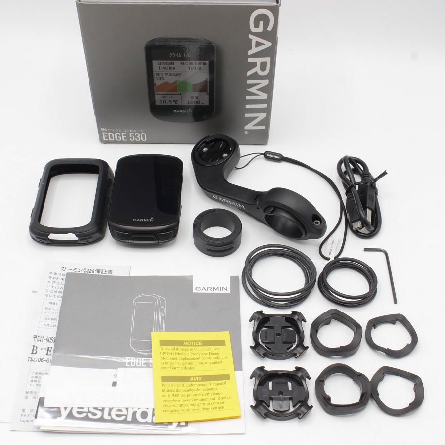 GARMIN Edge 530 サイクルコンピューター本体と付属品 GARMIN エッジ530サイクルコンピューター 本体と付属品