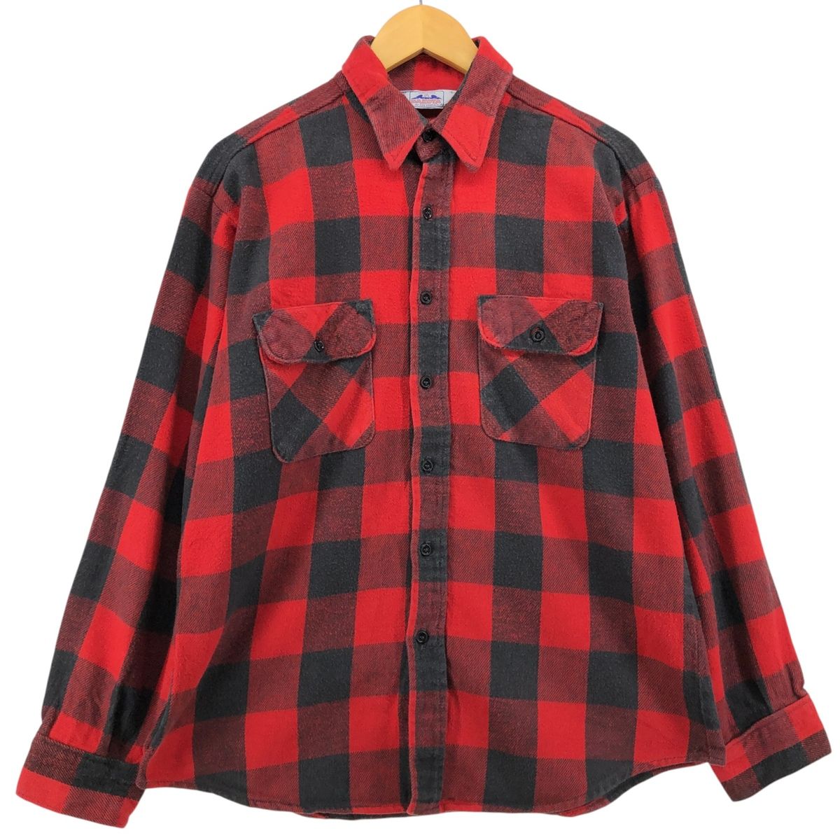 70s five brother 黒 L 三角タグ ネルシャツ ヘビネル マチ 70s five brother 黒 XL 三角タグ ネルシャツ ヘビネル マチ