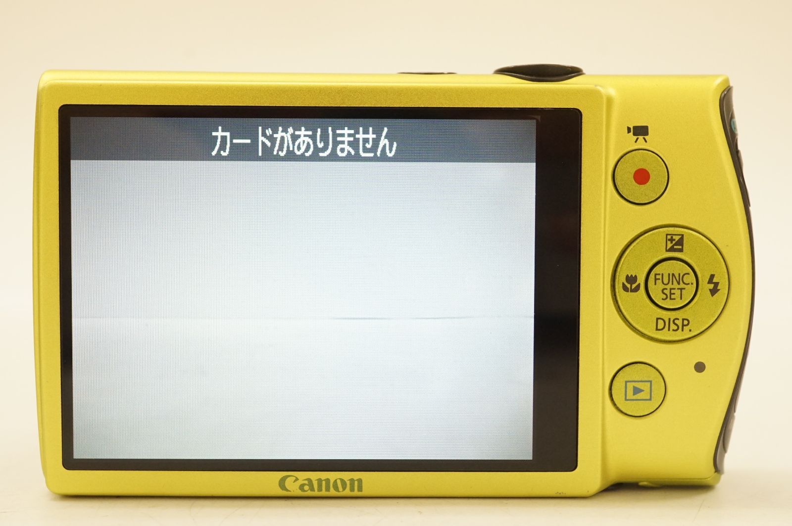ジャンク】Canon キャノン IXY 600F イエロー コンパクトデジタル