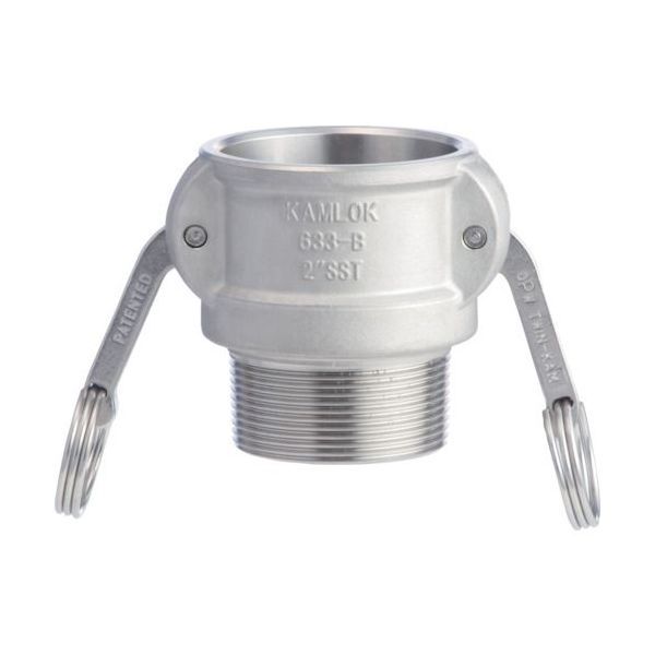 【新品・7営業日以内発送】トヨックス 633-BB 2 SST カムロック カプラー オネジ ステンレス ６３３－ＢＢ ２インチ ＳＳＴ 633BB2SST TOYOX【沖縄離島販売】