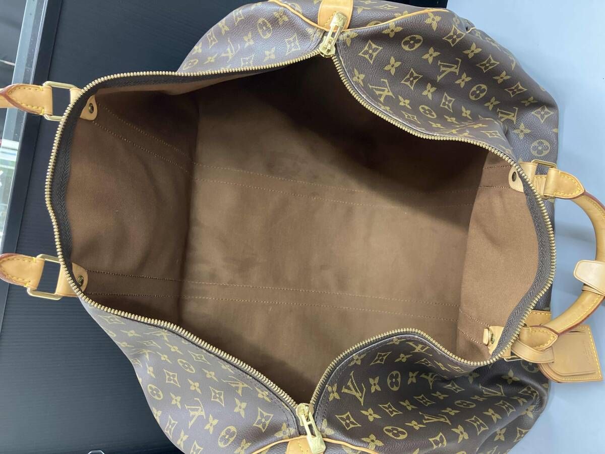 【美品✨】ルイヴィトン　キーポル60　ボストンバッグ　旅行　大容量　カデナ キーポル60 モノグラム M41422 外寸目安W60H33D26 cm カデナ