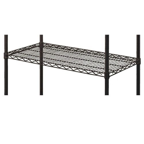 ワイヤーラック ブラック スチール棚 D45cmタイプ W90.7cm  61-64-11-2 