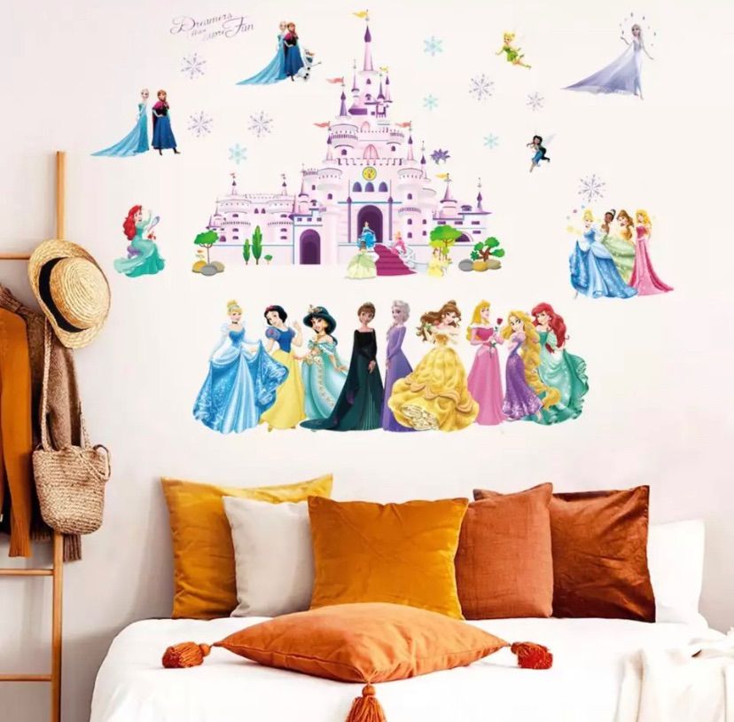 人気の福袋 ふるさと割 新品 未使用 ディズニー お城とプリンセス ウォールステッカー 壁シール 壁ステッカー 壁紙 その他 Www Liberisogni Org Www Liberisogni Org