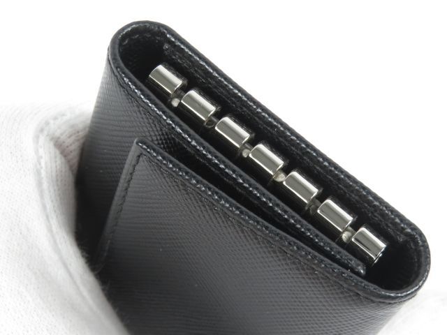 BD11 プラダ 美品 サフィアーノ 6連キーケース ゴールド金具 PRADA