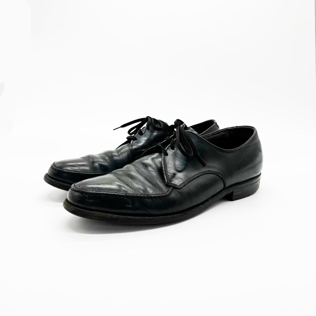 80年代 USA製 MASON SHOE VELVET-EEZ-PATENT Uチップ レザーシューズ