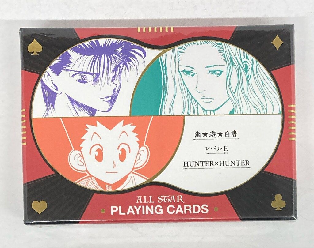 集英社 冨樫義博展-PUZZLE- オールスター箔押しトランプ(箔押しBOX付き