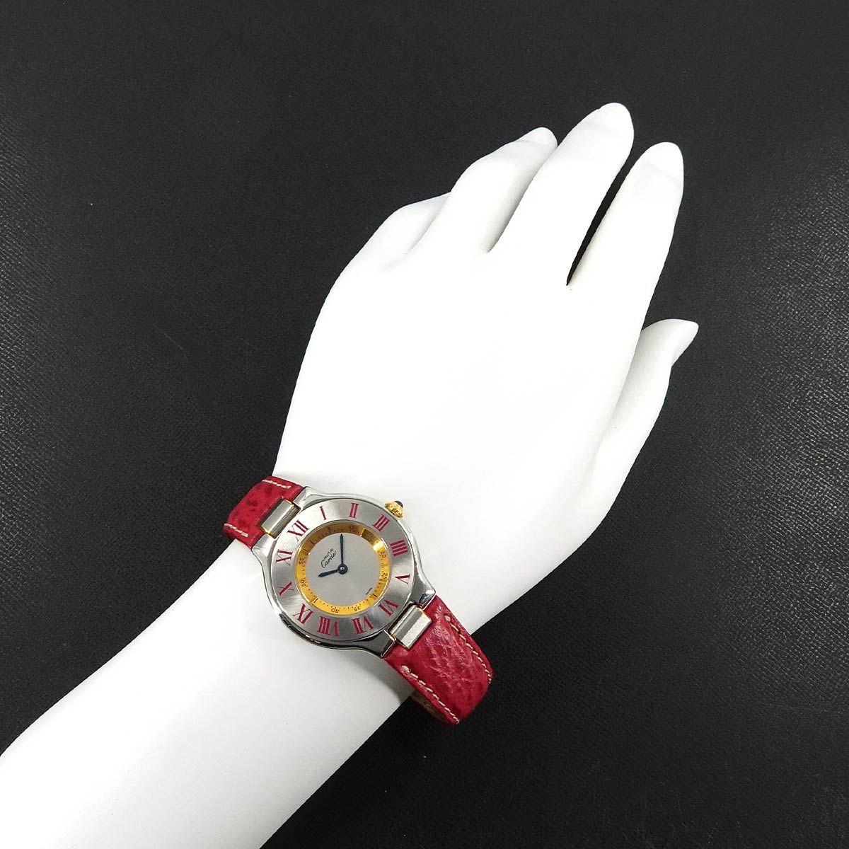 【ジャンク品】カルティエ CARTIERマストヴァンティアン　レディース カルティエ Cartier マスト21 ヴァンティアン コンビ レディース