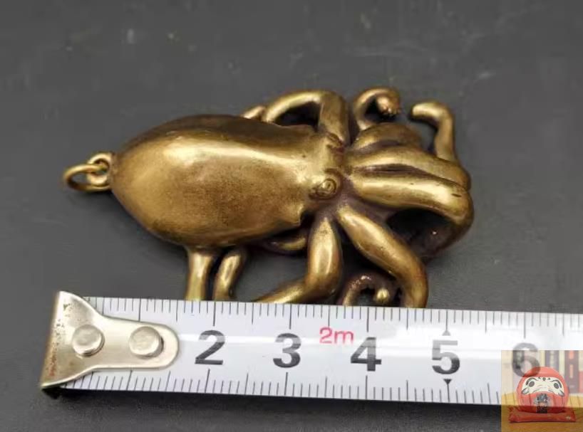 銅細工 八爪魚 烏賊 八方来財 装飾品 工芸品 美術品 置物 - メルカリ