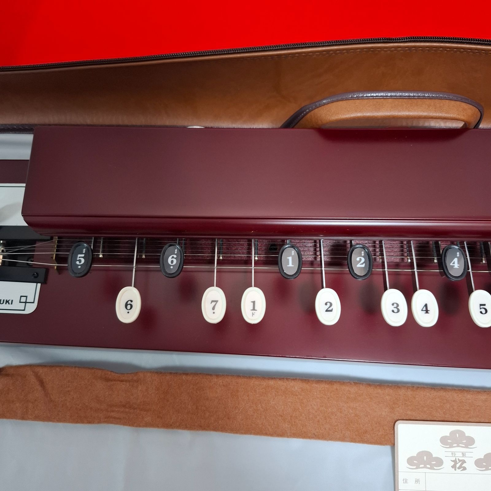 美品】大正琴 スズキ 特松 SUZUKI 特製 松 新品46,