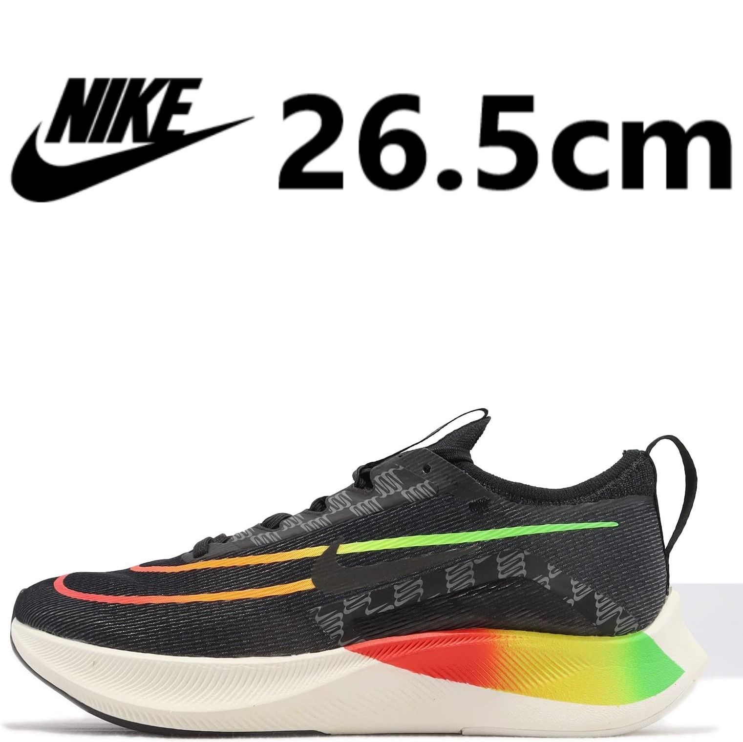 NIKE Zoom Fly 4 ナイキ ズーム フライ 4 ランニング スニーカー シューズ DQ4993-010 箱有り 26.5cm - メルカリ