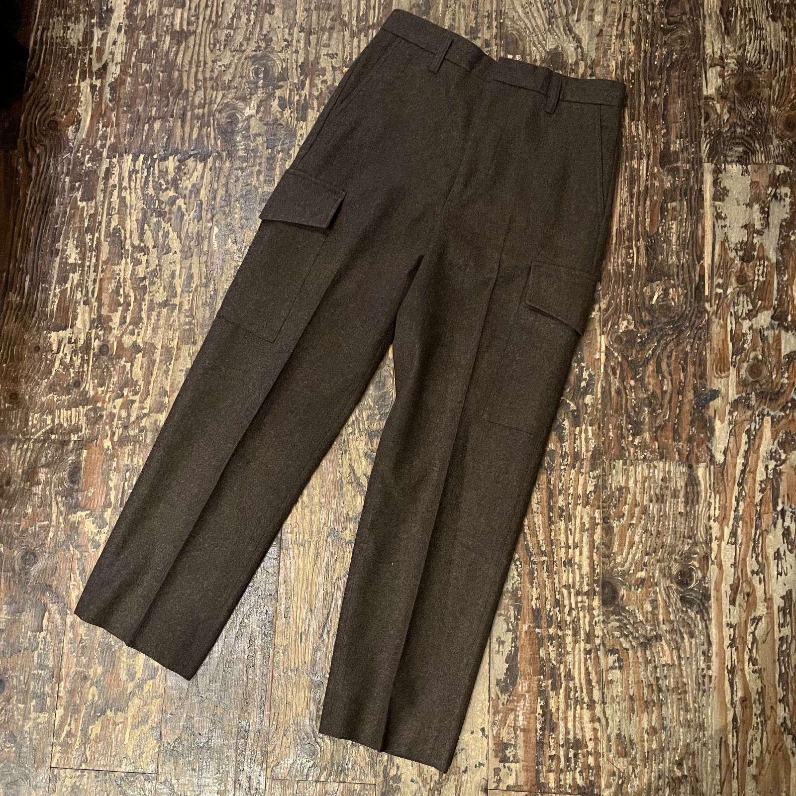 Super Milled Shetland Field Pants Top Gray Beige