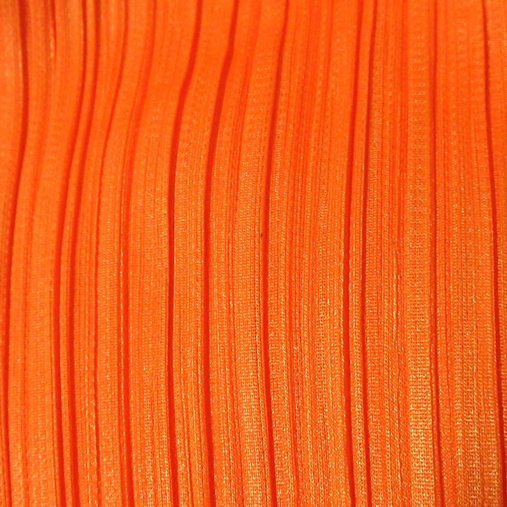 21SS PLEATS PLEASE プリーツプリーズ イッセイミヤケ コラージュ ロングスカート PP11-JG152 サイズ3 オレンジ ブラック ブルー レディース 古着 GULLKHAN_COM