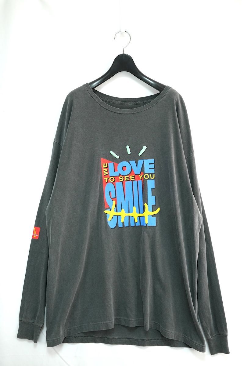 TRAVIS SCOTT MCDONALD’S Cuctus Jack トラビス スコット マクドナルド カクタスジャック INVITATIONAL  L/S T-SHIRT ロンT ロゴ hiphop ストリート US