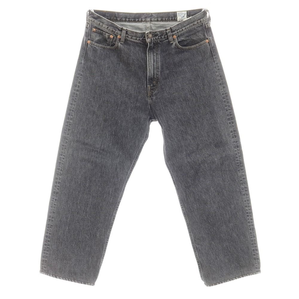【中古】オアスロウ orSlow 101 コットン ジーンズ デニムパンツ ブラック【サイズXL（L）】【メンズ】
