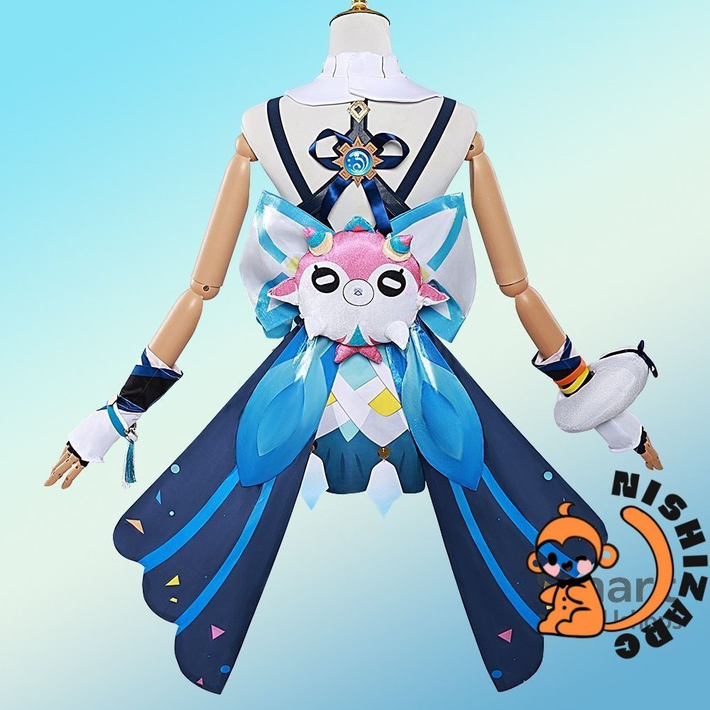 コスプレ 衣装 原神 マラニ 逐浪客 コスチューム ゲーム アニメ キャラクター 仮装 舞台 扮演服 レディース M250912-7