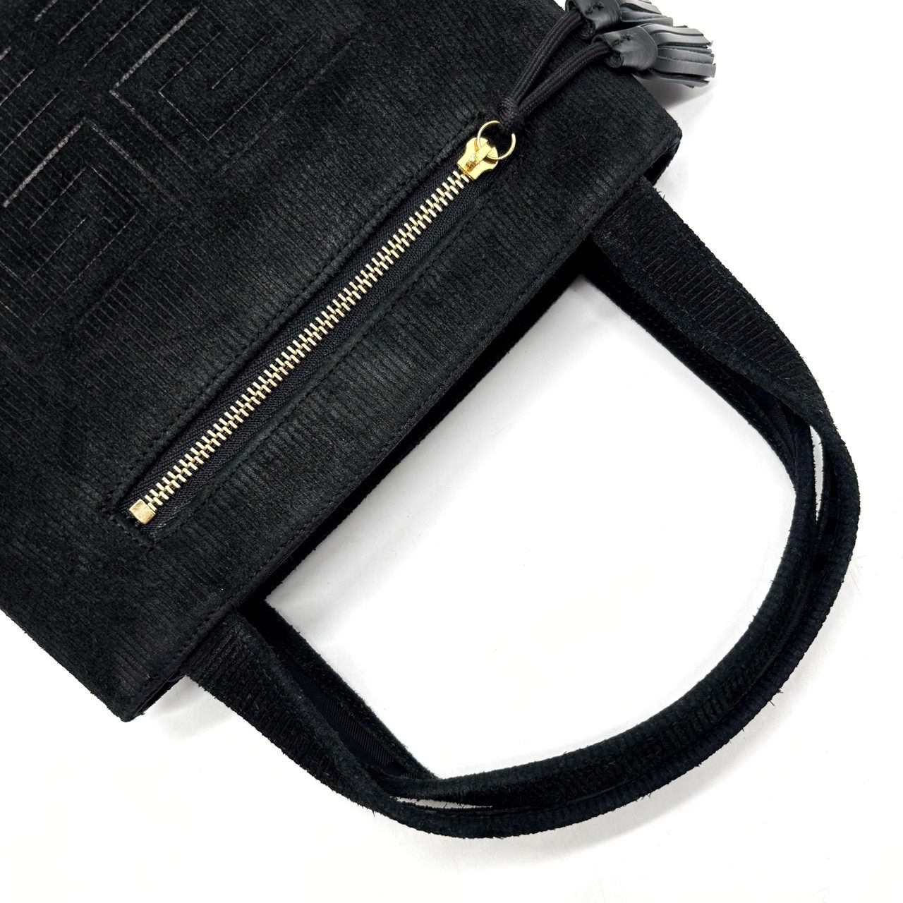 ✨良品✨ GIVENCHY ジバンシー 4Gロゴ タッセル ハンドバッグ トート 