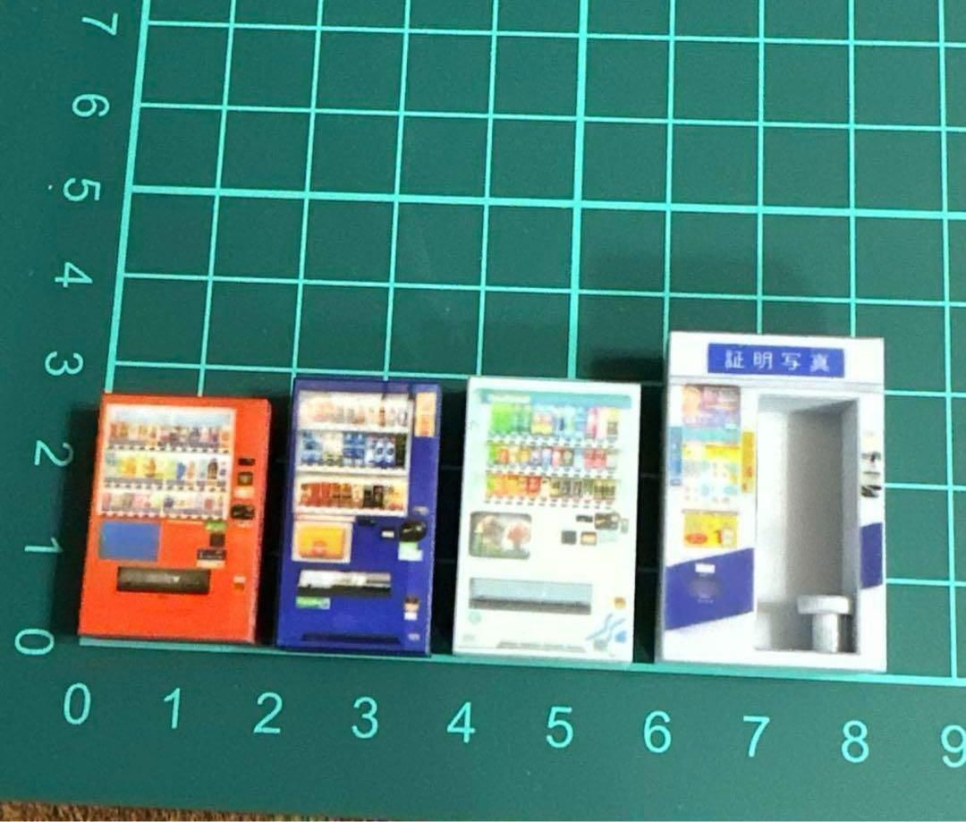 HOゲージ★1/80★本屋４個★フィギュアに★1/64より小★鉄道模型 ジオラマ HOゲージ☆1/80☆本屋4個☆フィギュアに☆1/64より