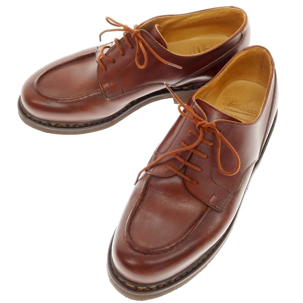 【中古】パラブーツ Paraboot CHAMBORD ドレスシューズ ブラウン【サイズ7F】【メンズ】